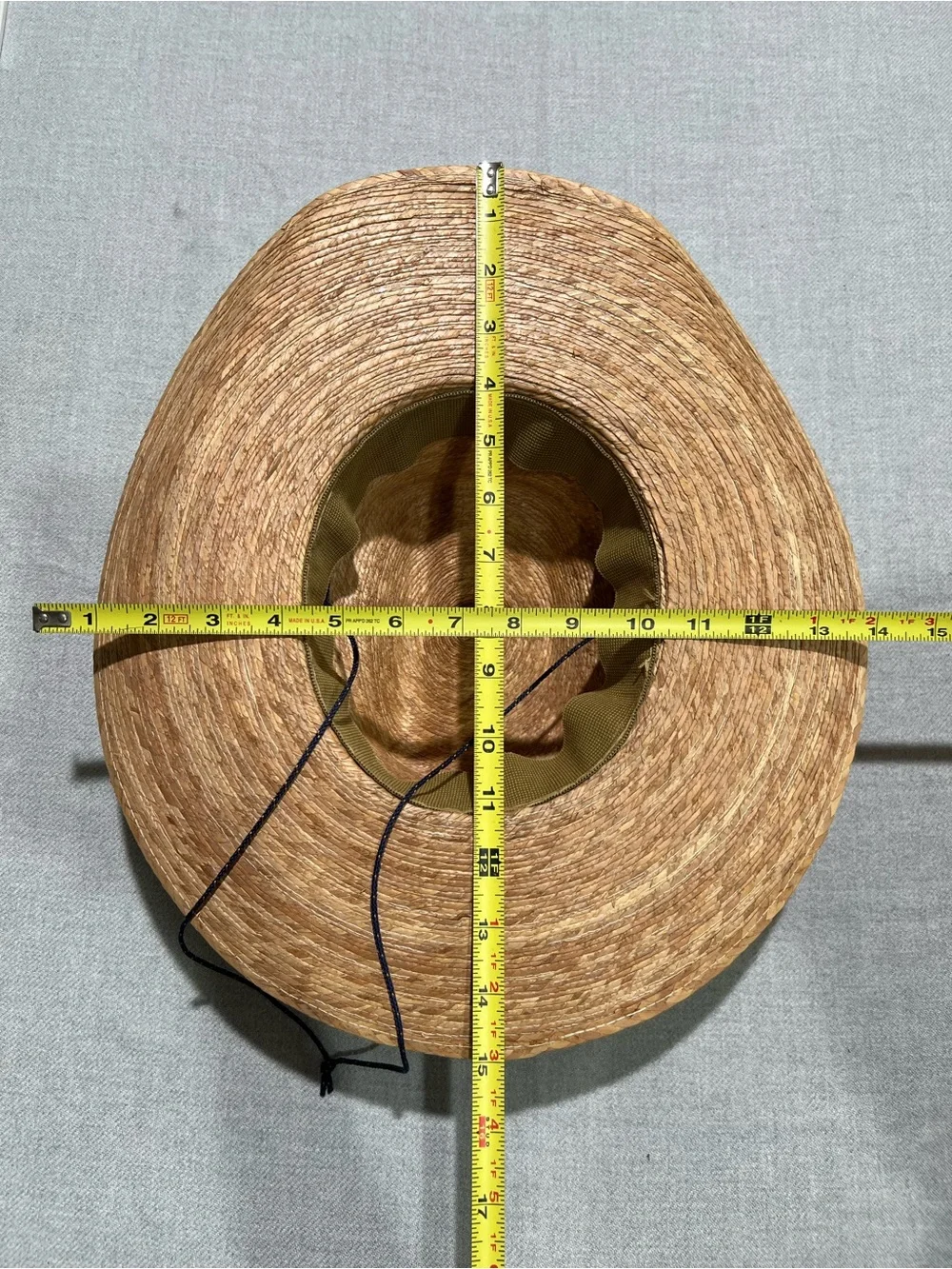 EUC Straw Cowboy Hat with Decorative Band